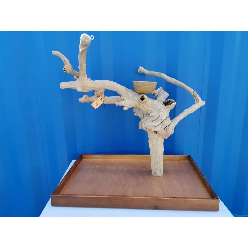 Aire De Jeux En Bois De Java Avec Socle - Large - Back Zoo Nature 4 Aire De Jeux En Bois De Java Avec Socle - Large - Back Zoo Nature – Image 2