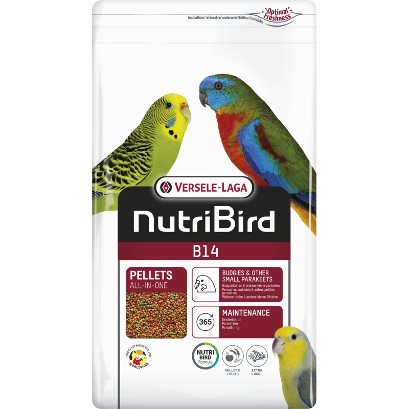 B14 Granulés Extrudés - Aliment D'entretien Pour Perruches Ondulées Et Autres Petites Perruches 3kg - Nutribird 3 B14 Granulés Extrudés - Aliment D'entretien Pour Perruches Ondulées Et Autres Petites Perruches 3kg - Nutribird