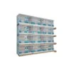 Batteries De 12 Cages 63x30x36 - New Canariz -Oiseaux De Compagnie batteries de 12 cages 63x30x36 new canariz 2900 new canariz livree avec un systeme de rouleaux de papier comme fond de cage ou e