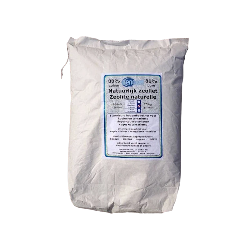 Benopet Medium 80% 2-5mm 25kg - Zeoliet 3 Benopet Medium 80% 2-5mm 25kg - Zeoliet