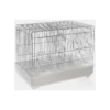Cage Cova Chromée 42x26x33cm -Oiseaux De Compagnie cage cova chromee 42x26x33cm 1560035 kinlys cage cova chromee 42x26x33cm