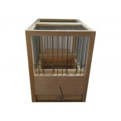 Cage De Chant En Bois 21x24x16cm 7 Cage De Chant En Bois 21x24x16cm -Oiseaux De Compagnie cage de chant en bois 21x24x16cm 117320000 grizo cage de chant en bois disposant de 2 perchoirs et 2 trous pour mangeoires exter 2