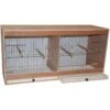 Cage D'élevage En Bois 2 Compartiments 80x30x40cm -Oiseaux De Compagnie cage delevage en bois 2 compartiments 80x30x40cm 14730 kinlys cage delevage en bois 2 compartiments dimensions 80 x 30 x 40 cm