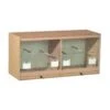 Cage D'élévage En Bois, Facade Avec Portes-mangeoires 80x40x30cm -Oiseaux De Compagnie cage delevage en bois facade avec portes mangeoires 80x40x30cm 14733 kinlys cage delevage en bois double facades en metal 4 port