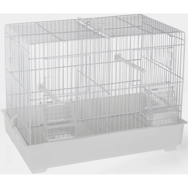 Cage Domus Molinari Blanc 42x26x33cm 3 Cage Domus Molinari Blanc 42x26x33cm