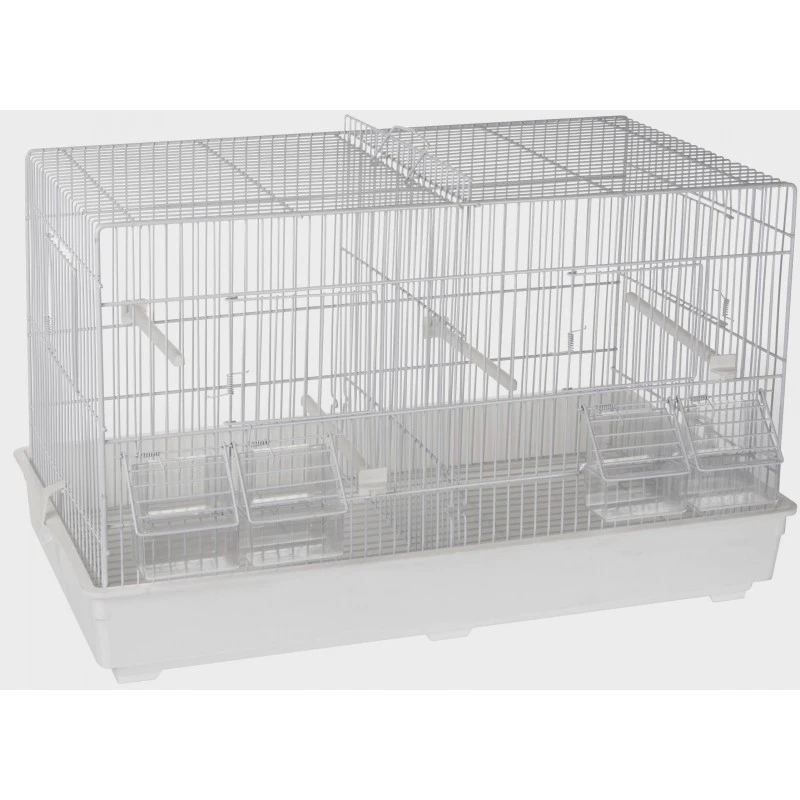 Cage Domus Molinari Blanc 55x32x36cm 3 Cage Domus Molinari Blanc 55x32x36cm