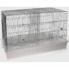 Cage Domus Molinari Chromée 65x34x43cm -Oiseaux De Compagnie cage domus molinari chromee 65x34x43cm 1560037 domus molinari cage domus molinari chromee dimension 65 x 34 x 43cm