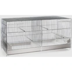 Cage Domus Molinari En Plastique 2 Compartiments 90x40x43cm