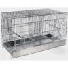 Cage Domus Molinari Métal 2 Compartiments 55x27x35cm -Oiseaux De Compagnie cage domus molinari metal 2 compartiments 55x27x35cm 1560056 domus molinari cette cage ideale pour la reproduction des oiseaux e