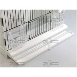 Cage Exposition Plastique 36x17x30cm - 2G-R -Oiseaux De Compagnie cage exposition plastique 36x17x30cm 2g r art 315fn3 2g r cage de preparation avec facade noire 1 porte centrale avec ressort et 2