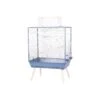 Cage NEOLIFE 80 XL/Bleu - Zolux -Oiseaux De Compagnie cage neolife 80 xl bleu zolux 104 153ble zolux cage neolife 80 oiseau bleuun habitat adapte pour perruches et grandes perruches