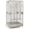 Cage Perroquet En INOX Arkansas I - Montana -Oiseaux De Compagnie cage perroquet en inox arkansas i montana arki inox wagner cage perroquet 100 x 100 x 200 cm