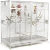 Cage Perroquet En INOX Arkansas II - Montana -Oiseaux De Compagnie cage perroquet en inox arkansas ii montana arkii inox wagner cage perroquet 203 x 100 x 200 cm