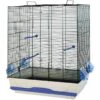 Cage Pour Petits Oiseaux Ambra 56,5x36,5x74cm -Oiseaux De Compagnie cage pour petits oiseaux ambra 565x365x74cm 5482 vadigran cage oiseau incluant des perchoirs et mangeoires en plastique nettoyag