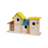 Combi 3 Nichoirs Et 1 Mangeoire Avec Toit De Couleur -Oiseaux De Compagnie combi 3 nichoirs et 1 mangeoire avec toit de couleur 17357 kinlys combi 3 nichoirs et 1 mangeoire avec toit de couleur dimension