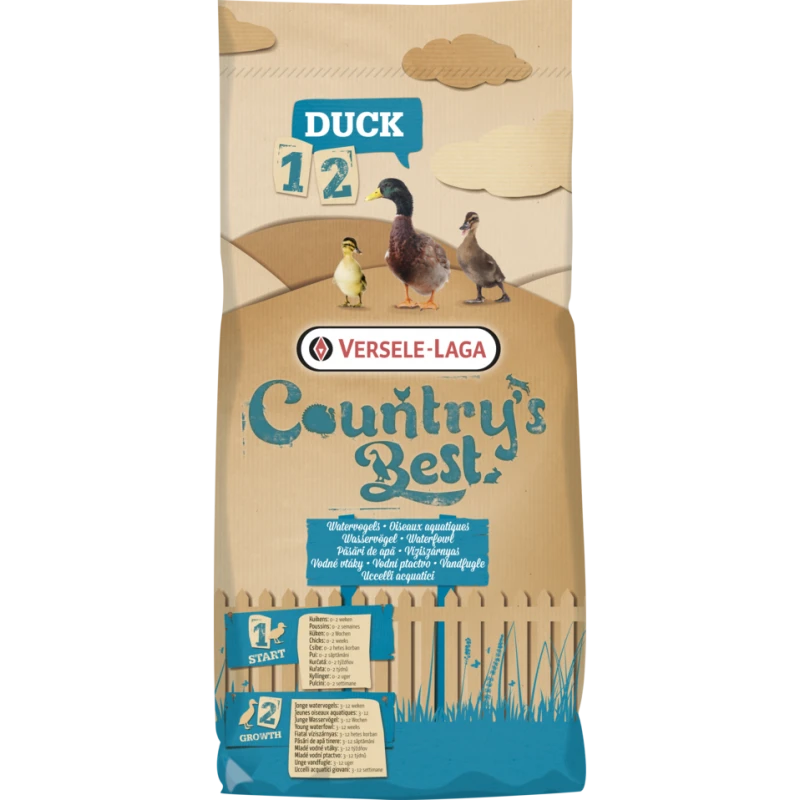 Country's Best DUCK 1 Crumble 20kg - Miettes De Démarrage Oiseaux Aquatiques Les 2 Premières Semaines 3 Country's Best DUCK 1 Crumble 20kg - Miettes De Démarrage Oiseaux Aquatiques Les 2 Premières Semaines