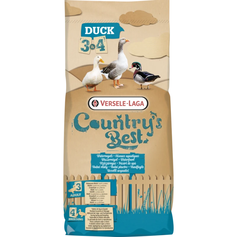 Country's Best DUCK 3 Pellet - Parasite Control 20kg - Granulé (2mm) D'entretien Aux Extraits De Plantes Dès 13ème Sem. 3 Country's Best DUCK 3 Pellet - Parasite Control 20kg - Granulé (2mm) D'entretien Aux Extraits De Plantes Dès 13ème Sem.