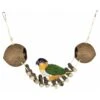 Double Coconut 104x11x12cm - Back Zoo Nature -Oiseaux De Compagnie double coconut 104x11x12cm back zoo nature zf1359 back zoo nature