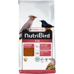 F16 Granulés Extrudés - Aliment D'entretien Pour Oiseaux Frugivores Et Insectivores 10kg - Nutribird