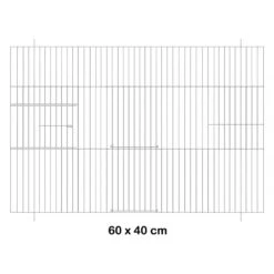 Façade De Cage En Métal 60x40cm - Fauna