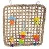 Filet D'escalade Zostère Avec Des Jouets Colorés 41x37cm - Duvo+ -Oiseaux De Compagnie filet descalade zostere avec des jouets colores 41x37cm duvo 11585 duvo filet descalade zostere avec des jouets colores jouet co