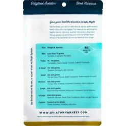 Harnais Pour Perroquet AVIATOR X-Small Bleu 7 Harnais Pour Perroquet AVIATOR X-Small Bleu -Oiseaux De Compagnie harnais pour perroquet aviator x small bleu av00109 the aviator flight line description harnais pour perroquet aviator different 2