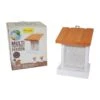 Maison D'alimentation Multi Feeder Simple Toit Blanche - Benelux -Oiseaux De Compagnie maison dalimentation multi feeder simple toit blanche benelux 17492 kinlys maison dalimentation multi feeder simple toit blanche