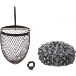 Mangeoire Extérieure Gland 14x22cm - Trixie -Oiseaux De Compagnie mangeoire exterieure gland 14x22cm trixie 55416 trixie mangeoire exterieure gland a remplir par le haut de noix et de melanges d 2