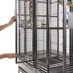 Montana Palace 184x101x185cm -Oiseaux De Compagnie montana palace 184x101x185cm k35030 wagner montana cages le modele palace est lune des plus grandes cages a perroquets au monde 1 3