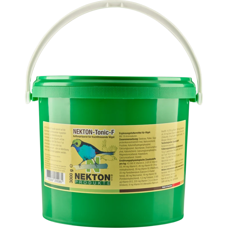 Nekton-Tonic-F 3kg - Préparation à La Croissance Des Frugivores - Nekton 3 Nekton-Tonic-F 3kg - Préparation à La Croissance Des Frugivores - Nekton