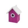 Nichoir Toit Blanc Rose -Oiseaux De Compagnie nichoir toit blanc rose 17005 kinlys nichoir toit blanc rose benelux