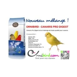 Oiseaux De Compagnie 8 Deli Nature ORNIBIRD - CANARIS PRO DIGEST 20kg, Mélange Haute Qualité Pour Canaris