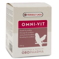 VERSELE-LAGA Oropharma Omni-Vit 200gr - Mélange De Vitamines Pour L'élevage Et La Condition - Oiseaux