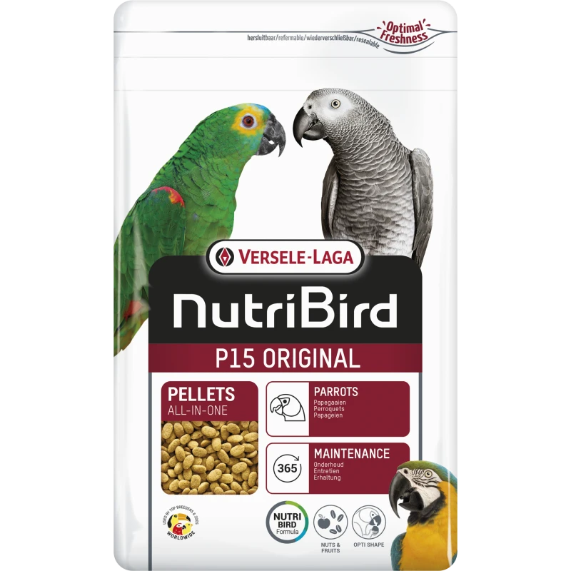 P15 Original Granulés Extrudés - Aliment D'entretien Pour Perroquets 3kg - Nutribird 3 P15 Original Granulés Extrudés - Aliment D'entretien Pour Perroquets 3kg - Nutribird