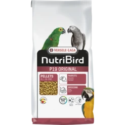 P19 Original Granulés Extrudés - Aliment D'élevage Pour Perroquets 10kg - Nutribird