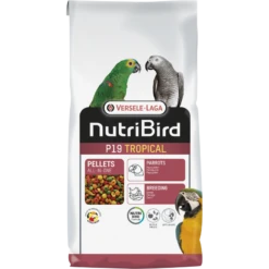 P19 Tropical Granulés Extrudés - Aliment D'élevage Pour Perroquets 10kg - Nutribird