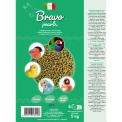 Pearls L 5kg - Bravo -Oiseaux De Compagnie pearls l 5kg bravo 102035 grizo bravo pearls largeles bravo perles sont des perles qui remplacent les graines germees composees 1 2