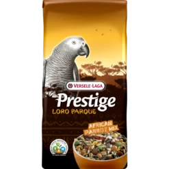 VERSELE-LAGA Prestige Loro Parque African Parrot Mix 15kg - Mélange De Graines + Granulés VAM - Perroquets Africains