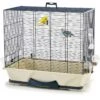 Primo 40 Argent 46x32x48cm - Savic -Oiseaux De Compagnie primo 40 argent 46x32x48cm savic 112114130 grizo le primo 40 est une cage a oiseaux pour canaris et oiseaux exotiques la cage es