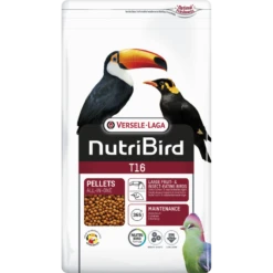 T16 Granulés Extrudés - Aliment D'entretien Pour Grands Oiseaux Frugivores Et Insectivores 2kg - Nutribird