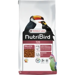 T20 Granulés Extrudés - Aliment D'élevage Pour Grands Oiseaux Frugivores Et Insectivores 10kg - Nutribird