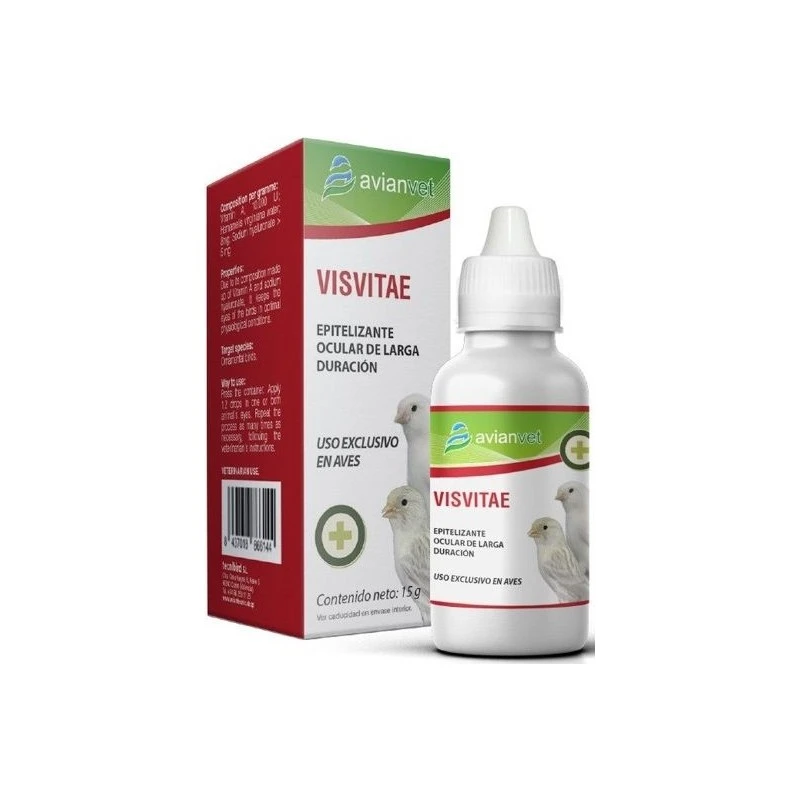 Visvitae Eye Drops 15ml - Avianvet 3 Visvitae Eye Drops 15ml - Avianvet